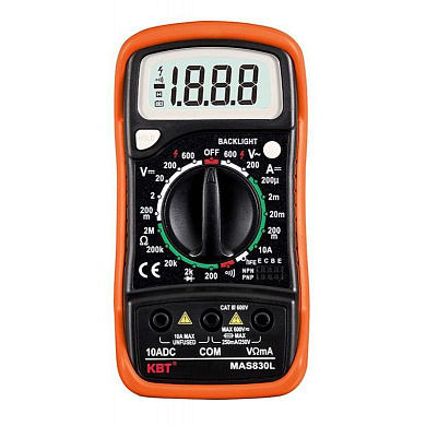 Мультиметр цифровой КВТ MAS830L 70475