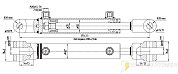 Гидроцилиндр МС50/25х200-3(4).44